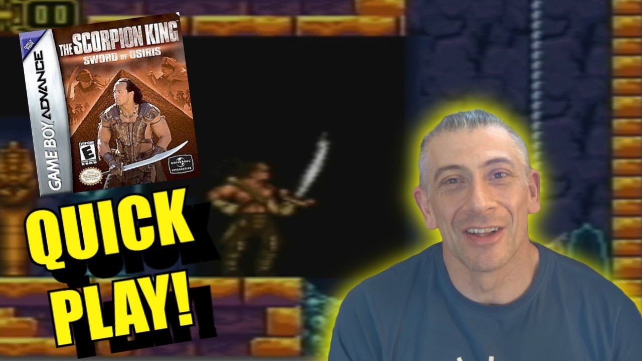 Scorpion King: The Sword Of Osiris Gameplay - GameBoy Advance - With Commentary