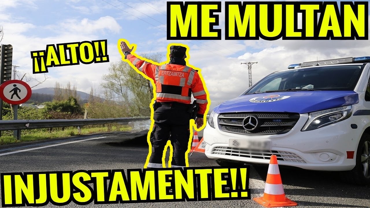 ¡ME MULTAN INJUSTAMENTE! - La POLICÍA NO QUIERE MOTOS en esta CARRETERA