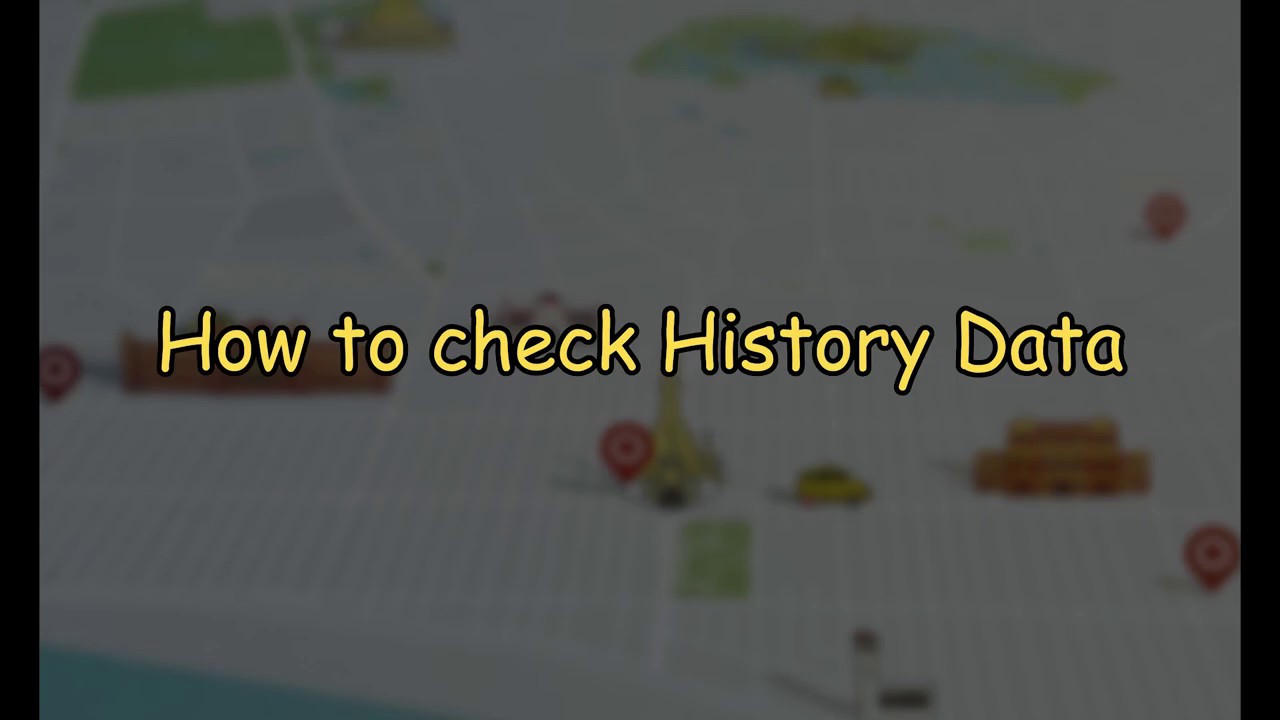 How to check GPS History Data from Web version