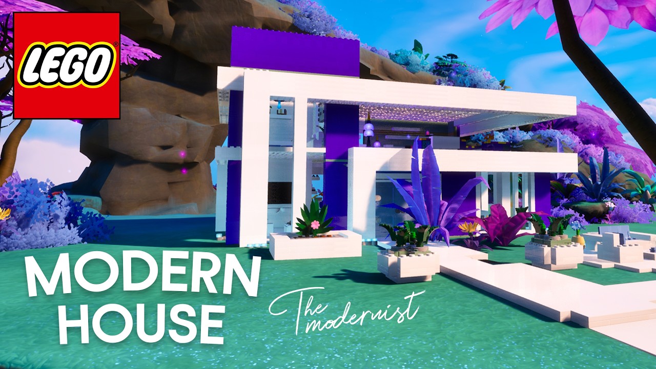 LEGO Fortnite: I Built a Modern House on the Floating Islands!