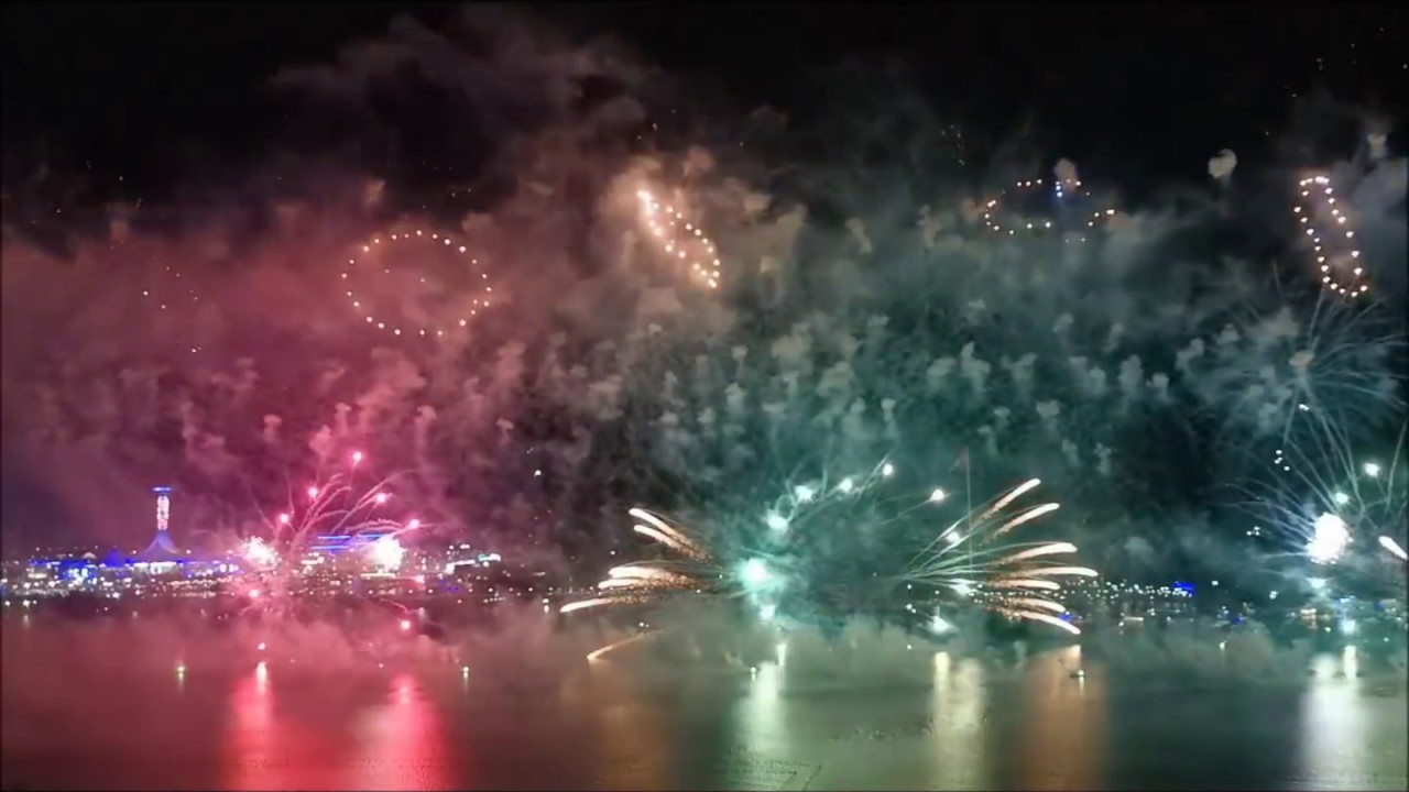 Abu Dhabi Corniche 2019 fireworks
