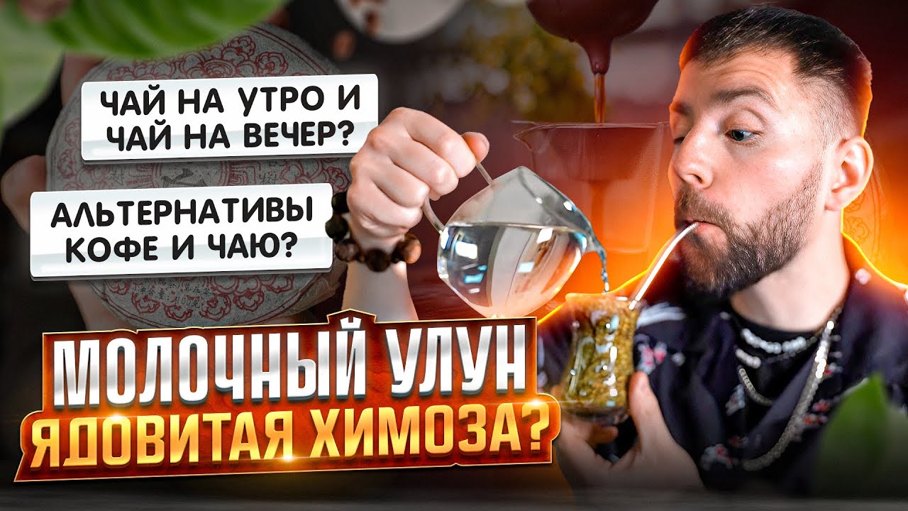 Молочный улун &mdash; ядовитая химоза? Китайский чай на вечер и чай на утро? Альтернативы кофе и чаю