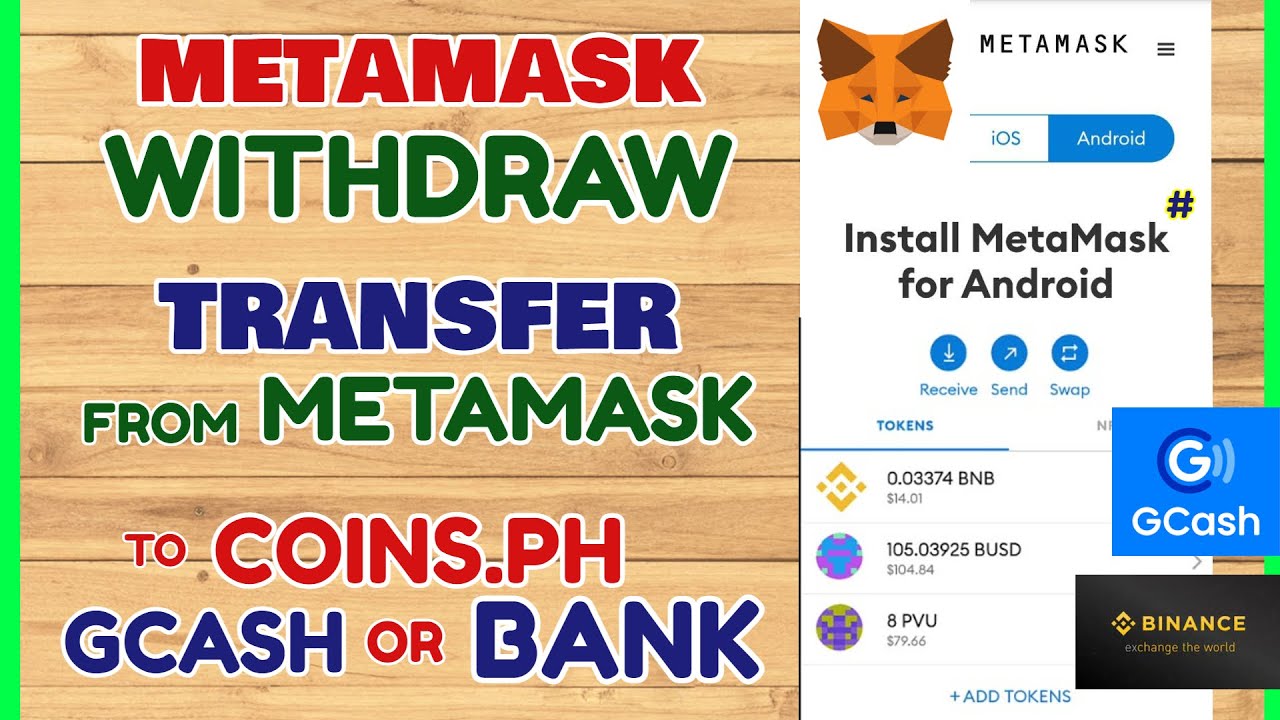 MetaMask Withdraw: How to Transfer from MetaMask to Coins.ph GCASH or Other Bank