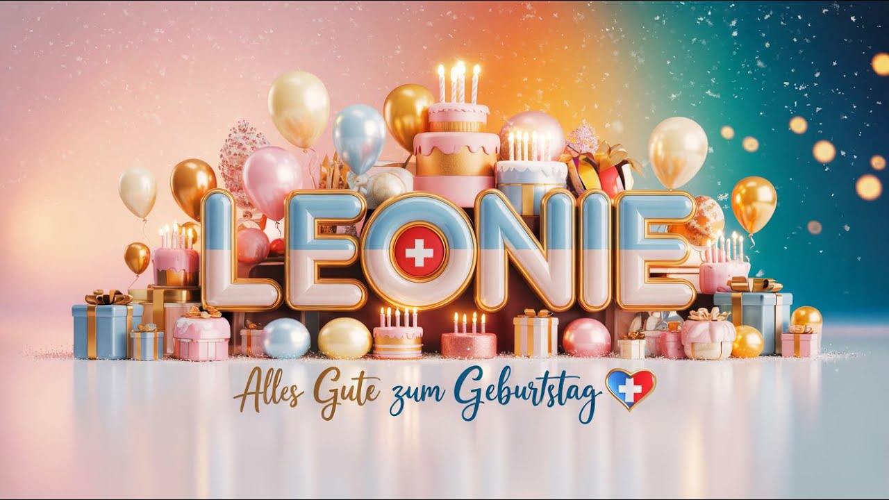 Leonie– Alles Gute zum Geburtstag 🎂 (Geburtstagslied Schweiz)#happybirthday #birthday #happy