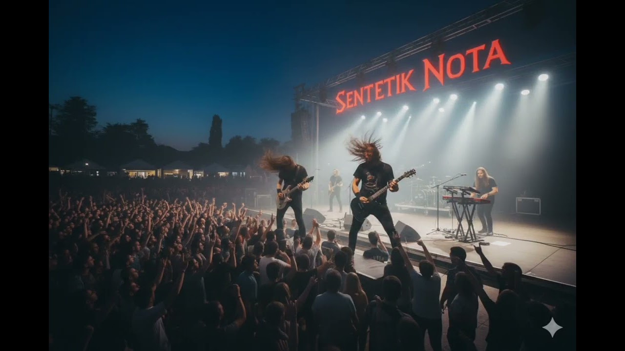 Sentetik Nota - Yüce Dağ Başında Yanar Bir Işık (ROCK COVER)