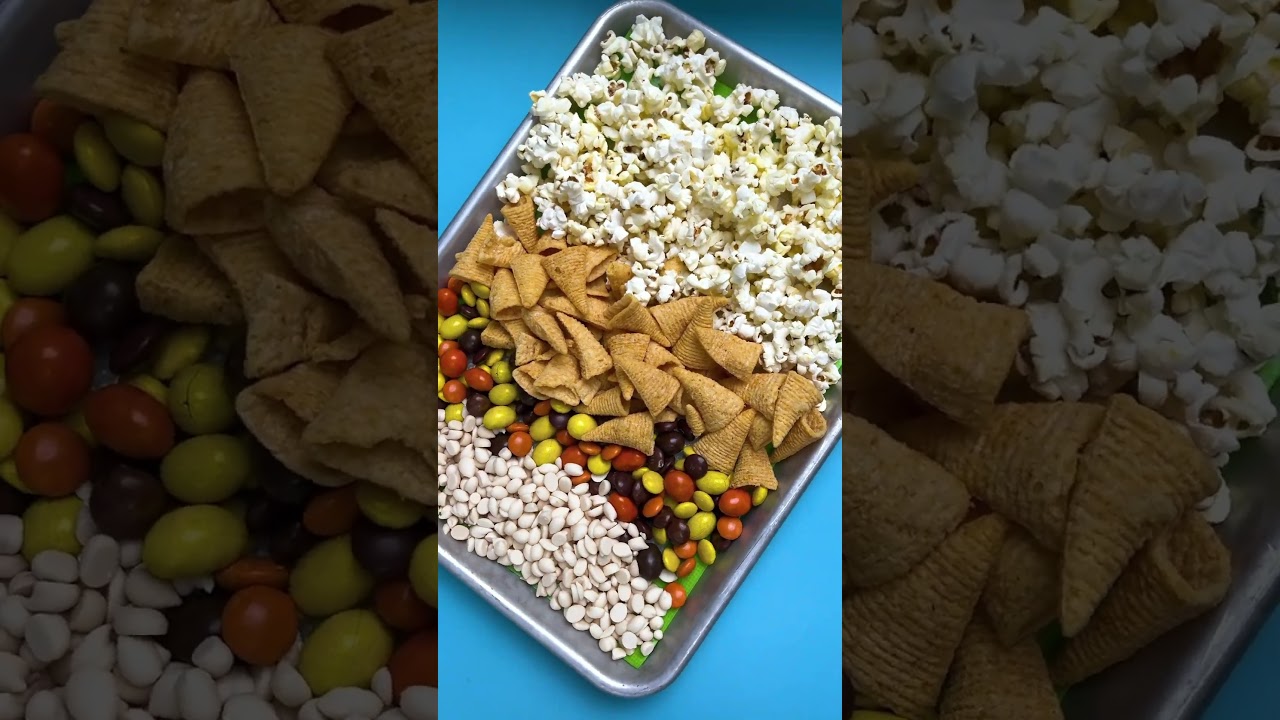 Easy snack mix for the fall season #easysnacks #snacksforkids #shorts #easyrecipe