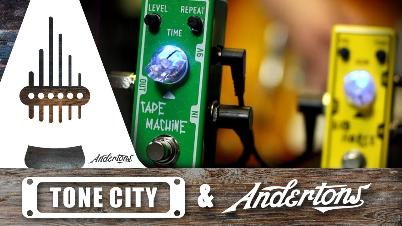 Tone City Tape Machine Delay Pedal - Great Vintage Sounding Delays & Echo