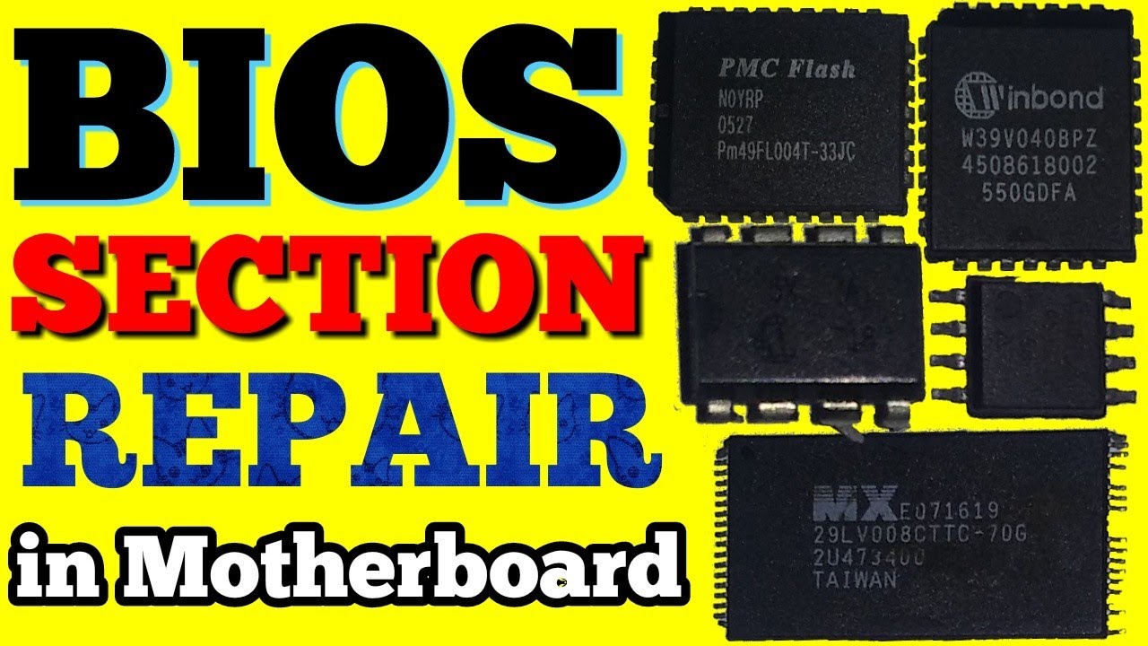 Bios section repair in hindi / bios power circuit repair / how to cheak bios power supply / fix bios