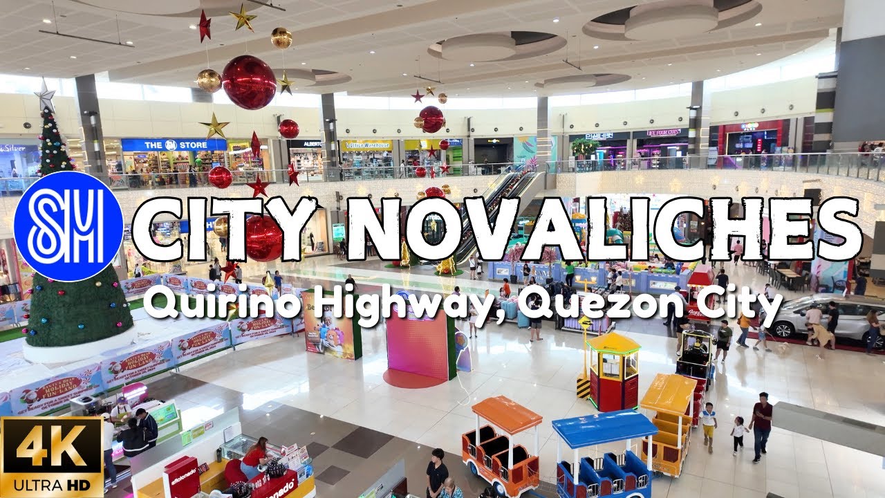 [4K] Christmas Walk at SM CITY NOVALICHES 2024: The 40th Mall of SM in the Philippines |Mike and Ann