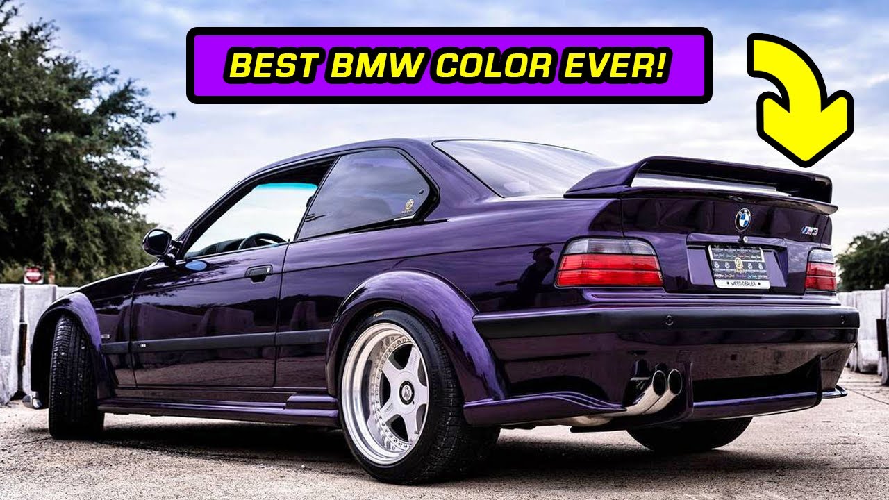 BEST BMW Color Combinations!