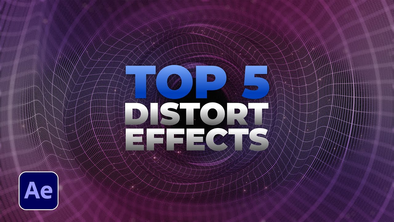 Top 5 Best Distortion Category Effects in After Effects | Tutorial