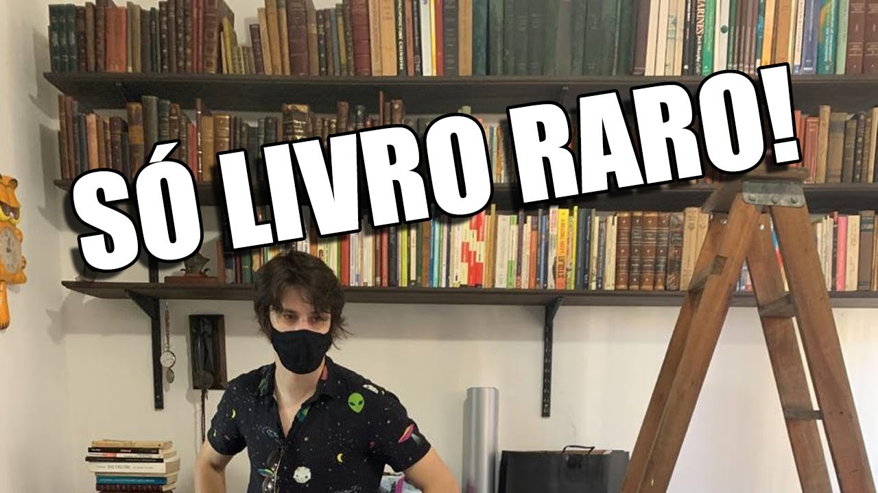 VLOG NO SEBO COM MUITO LIVRO RARO! (COMPREI UMA RARIDADE)