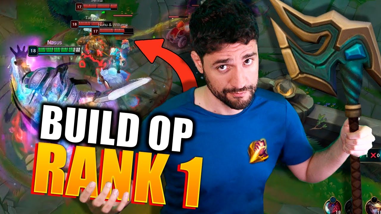¡Es SENCILLAMENTE LA OSTIA! La BUILD del RANK 1 de NASUS en LAN😱 *Imparable contra todo*