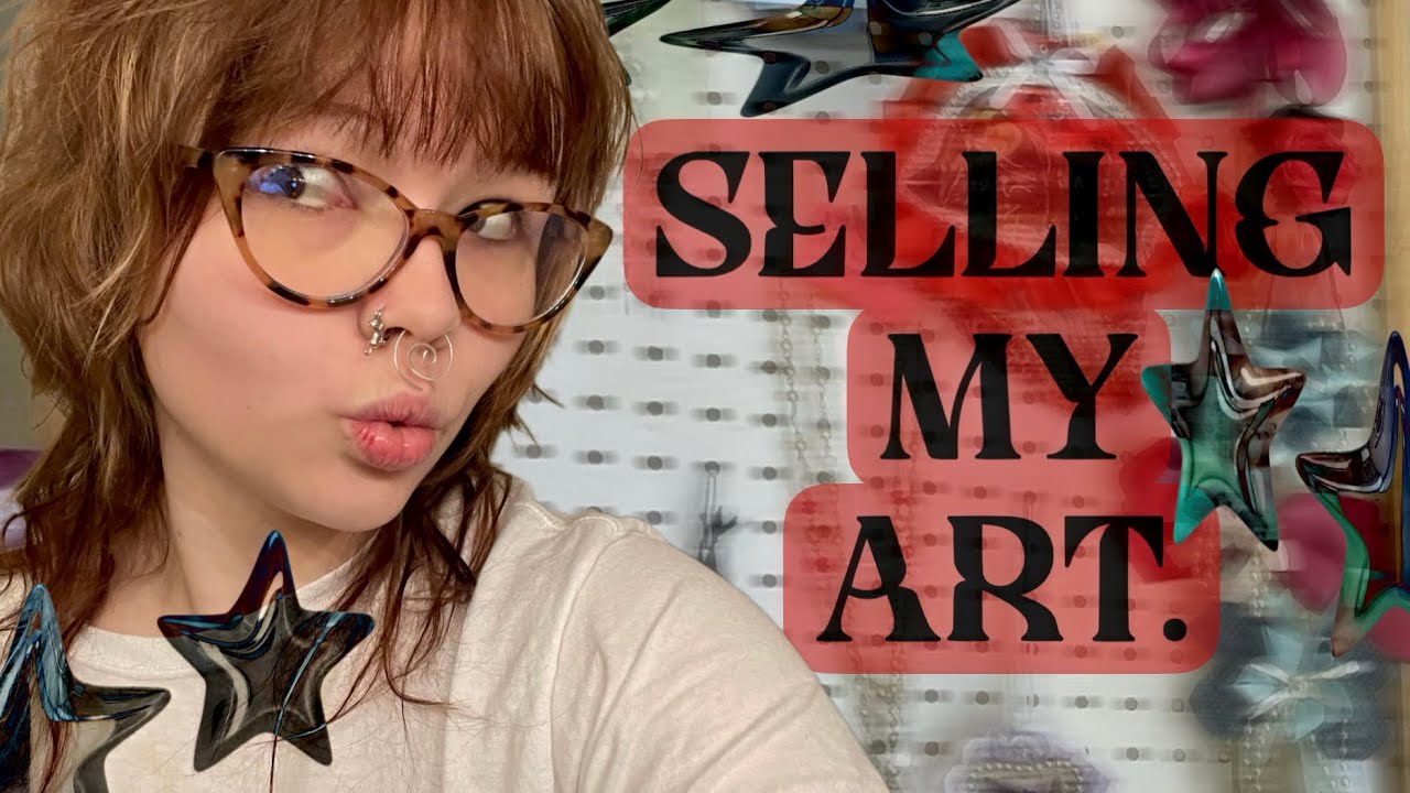 SELLING MY ART IN AN ANTIQUE BOOTH