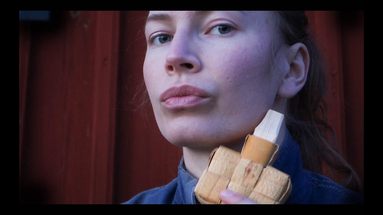 To make a birch bark bottle from Nordiska museet in Sweden | History of the woven Birch bark bottle