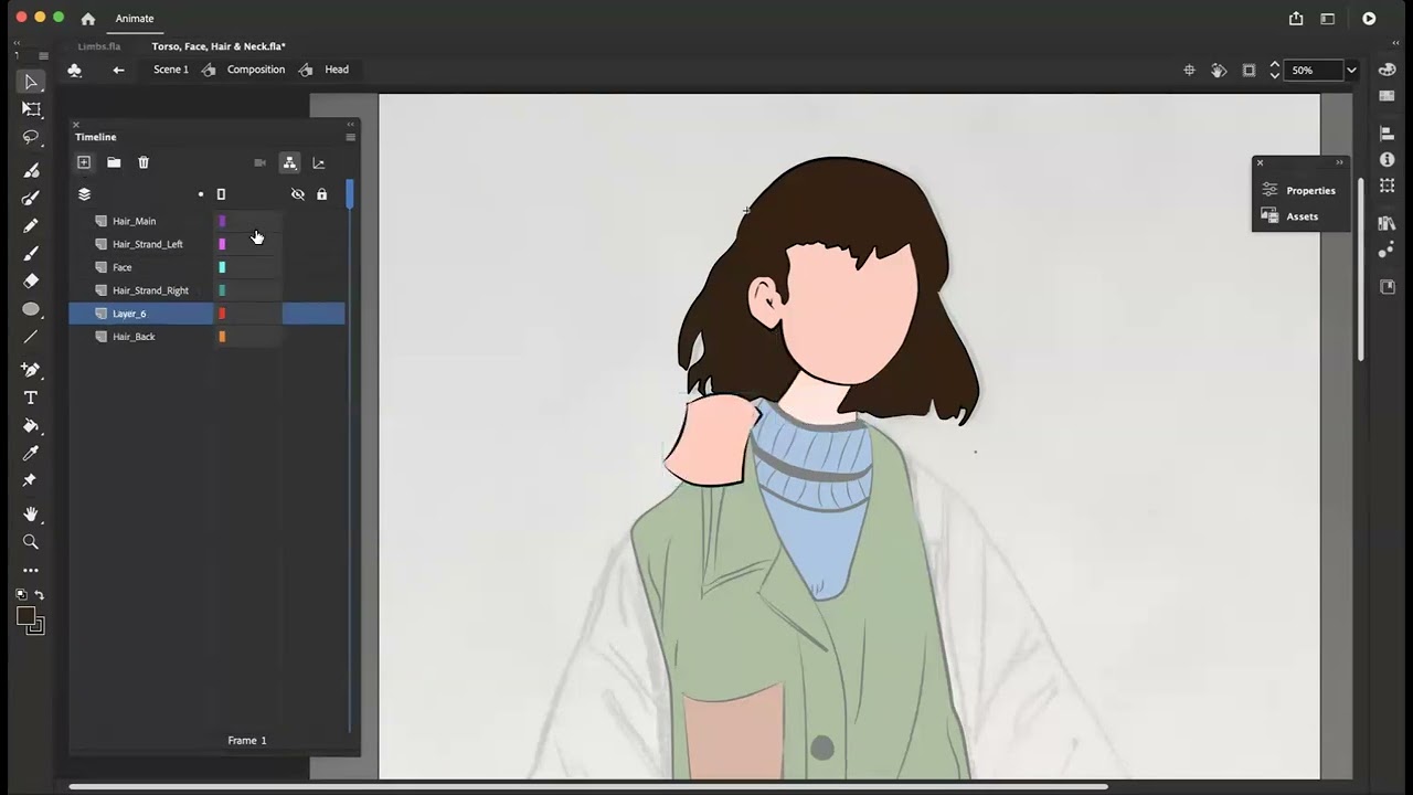 Video 5 | Character Animation in Adobe Animate: Creating Symbols and Nesting Components