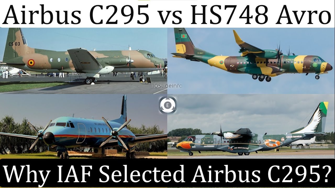 Airbus C295 vs HS748 Avro | Why IAF Selected Airbus C295?