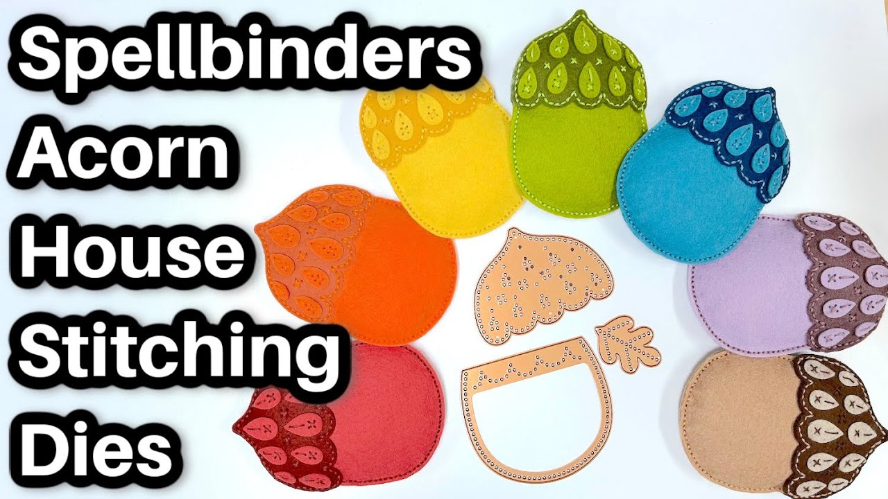 Acorn House Stitching Dies - Spellbinders