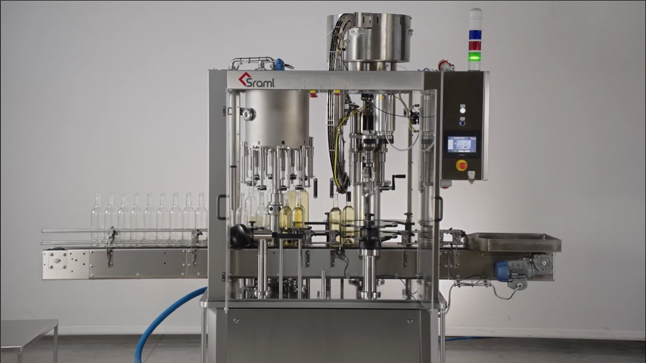 Automatic wine bottling line I SRAML Wine Filling monoblock P10VX
