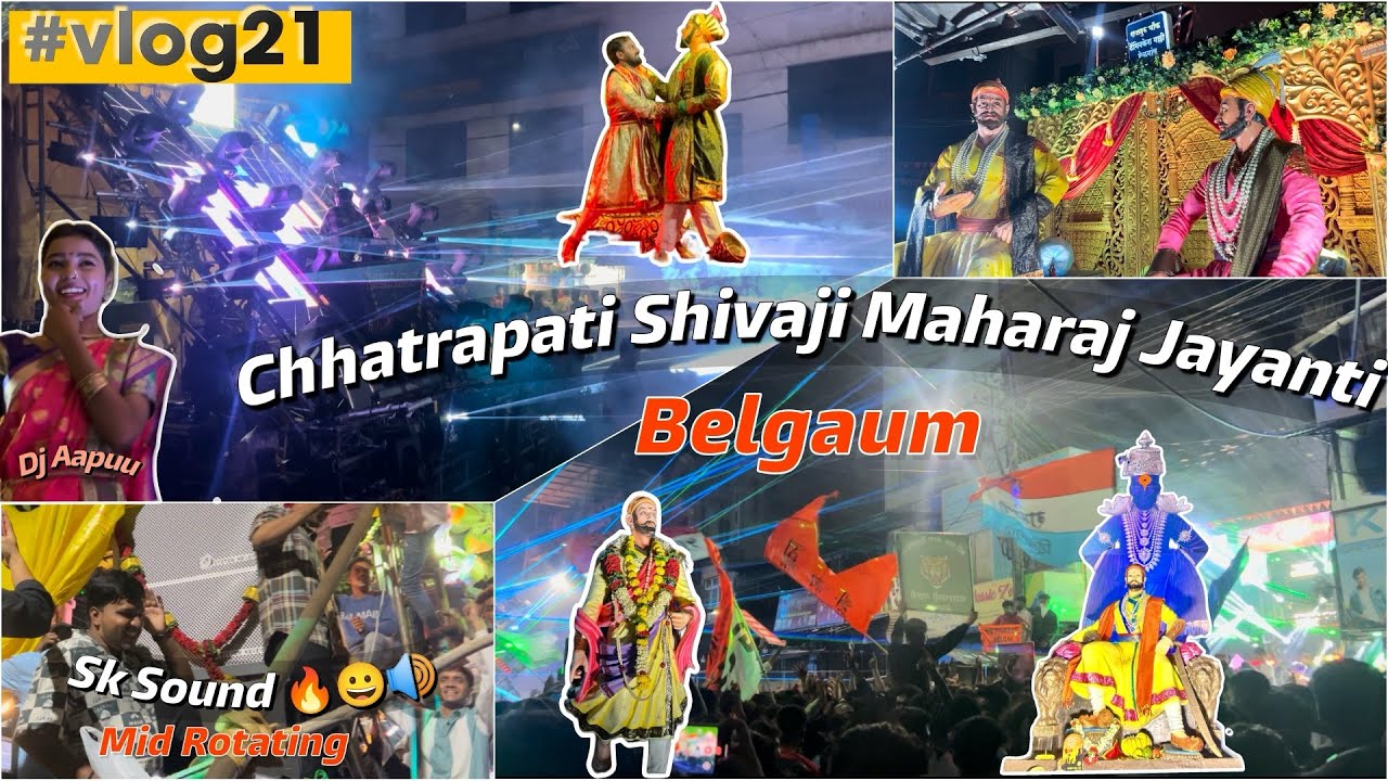Shiv Jayanti Belgavi 2024 Vlog | SK Sound | Don No. 1 | Nasika Dhol | #vlog21