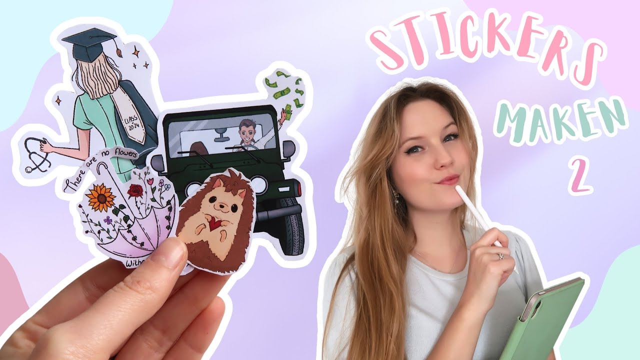HOE maak je zelf STICKERS ?! - DIY