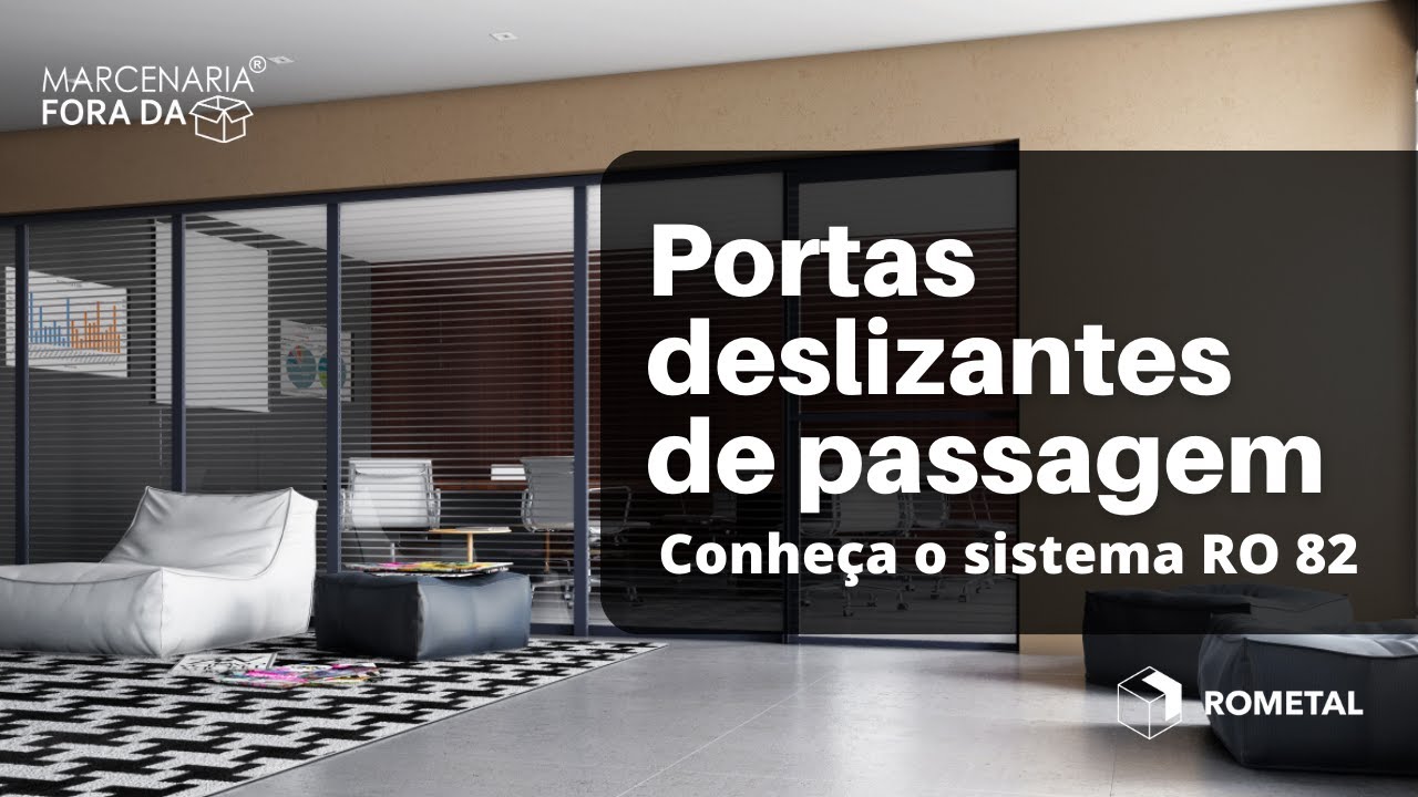 Portas deslizantes de passagem  - RO 82 Rometal