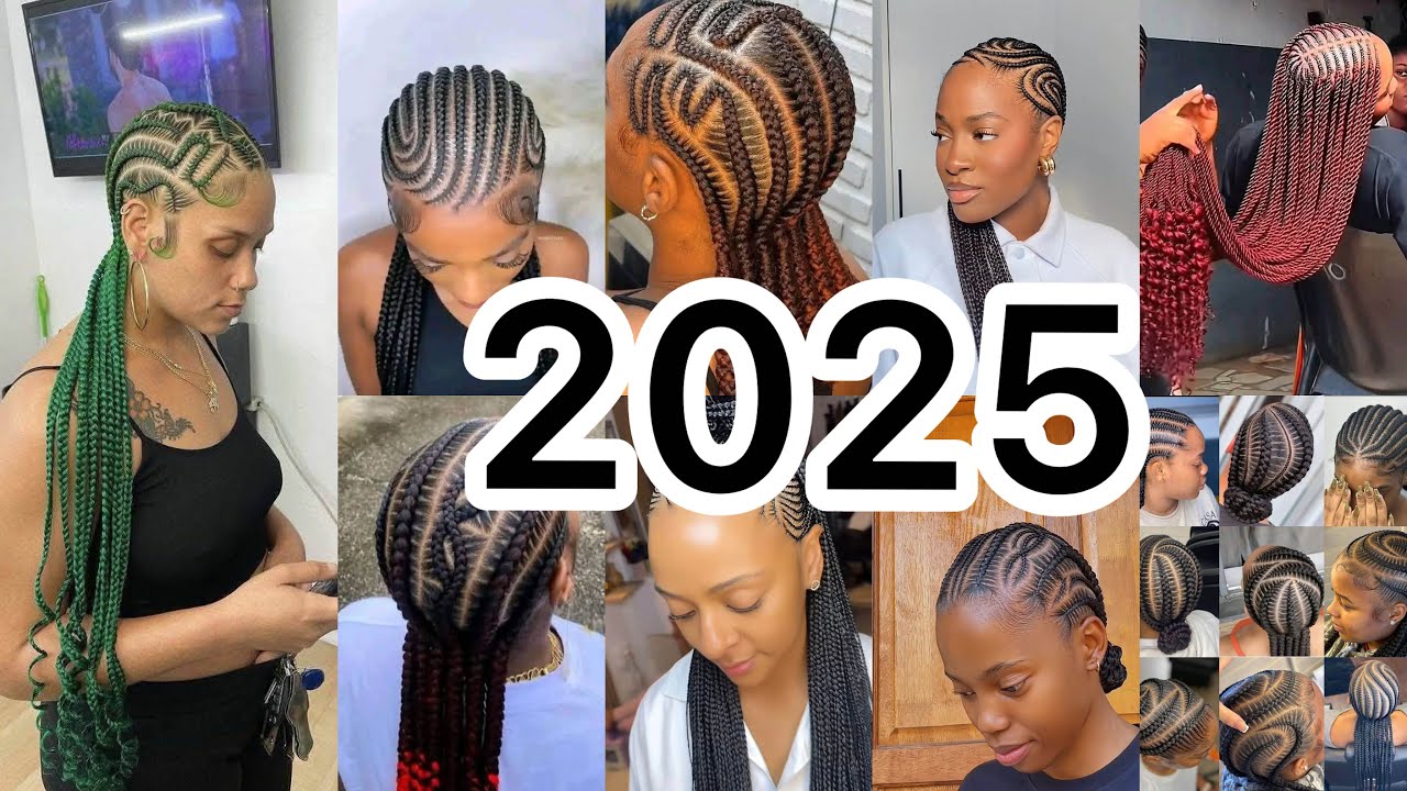 2026 CUTE LATEST CORNROW BRAIDS HAIRSTYLES/GHANA WEAVING HAIRSTYLES/ STITCH BRAIDS HAIRSTYLES #viral