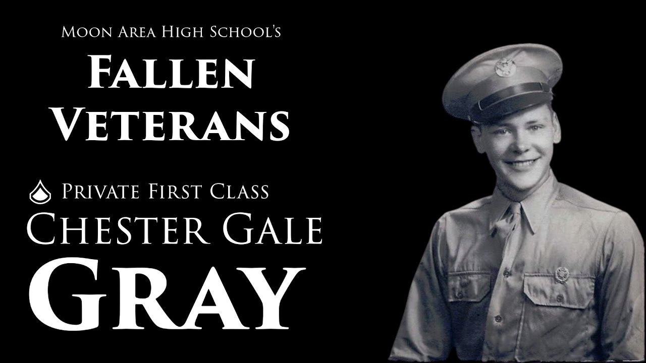 Moon High School's Fallen Veterans:  Private First Class Chester Gale Gray