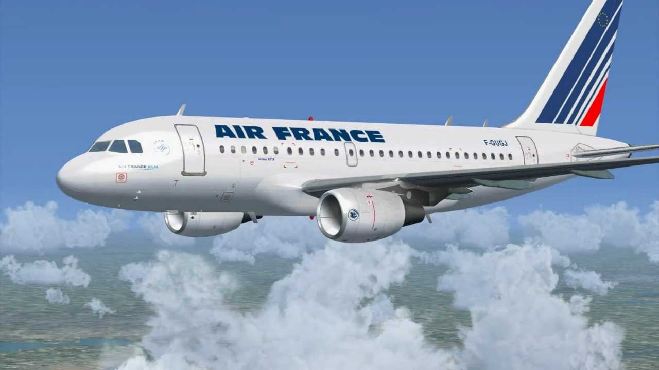 FSX (Full HD) - Airbus (Air France) at London Gatwick (Core i7-960@3.40GHz)