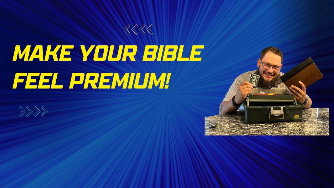 Adding Ribbons and a Gild to my bible. (Did I just ruin it?)