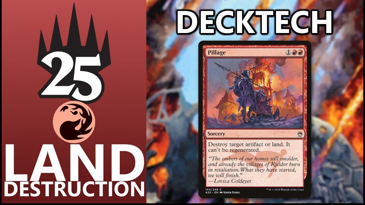 Possibly Pauper Playable? - Mono Red Land Destruction [Deck Tech]
