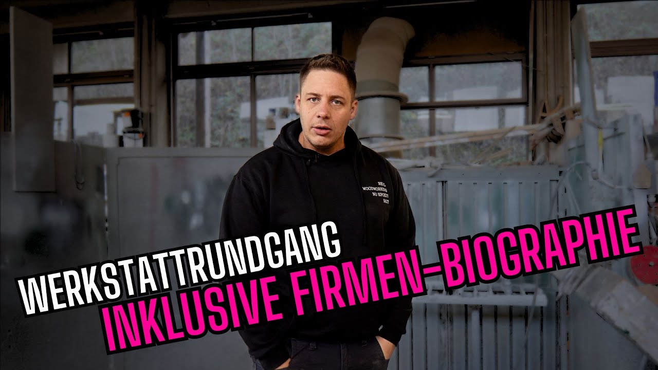 Werkstattrundgang in der Schreinerei