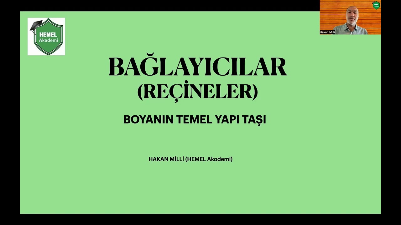 Boyanın Temel Yapı Taşı Bağlayıcılar |2022|
