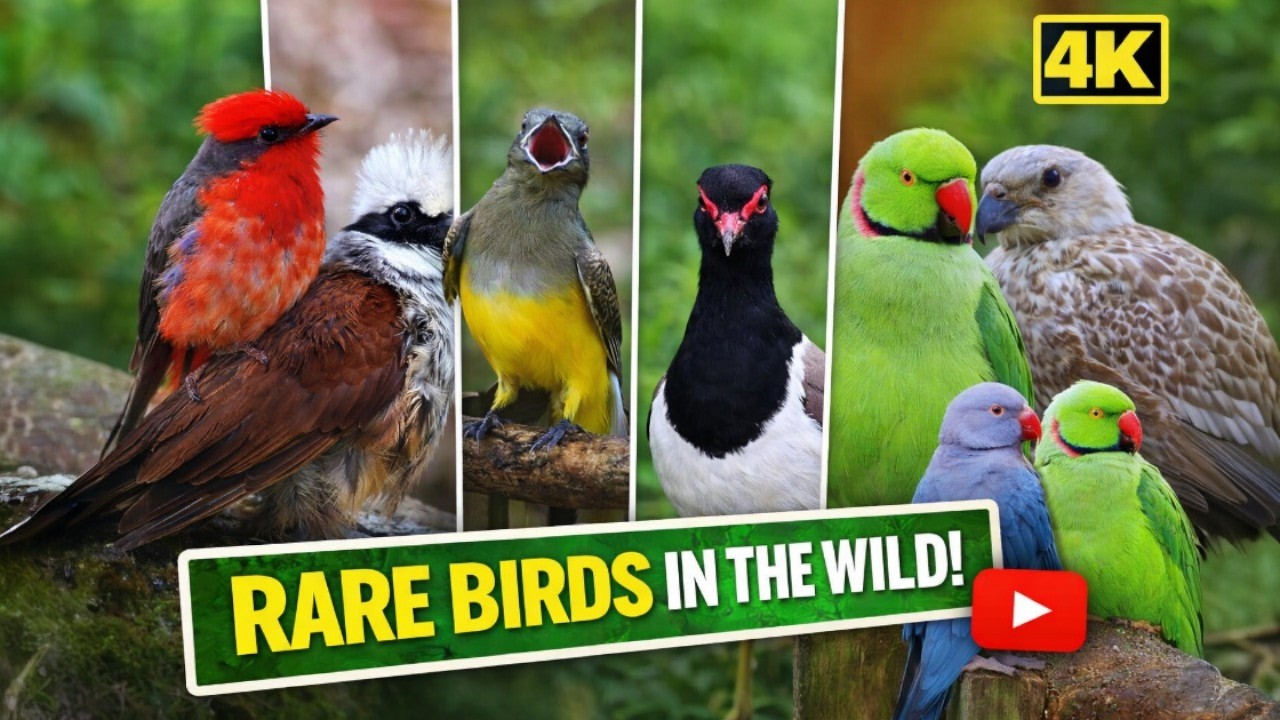 “Colorful Wild Birds of Nature in 4K | Rare Bird Moments & Relaxing Wildlife Cinematic Footage”