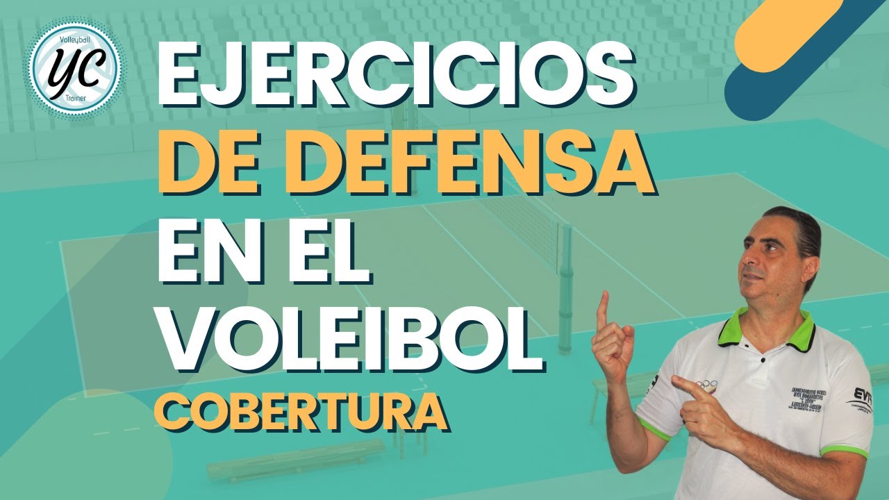 EJERCICIOS sintéticos y globales de DEFENSA con colocación y cobertura del REMATE en el VOLEIBOL.