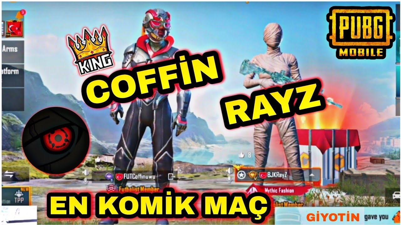 Coffin Rayz En Samimi Komik Ma&ccedil; - Coffin Eğleniyor - Coffin PUBG Mobile