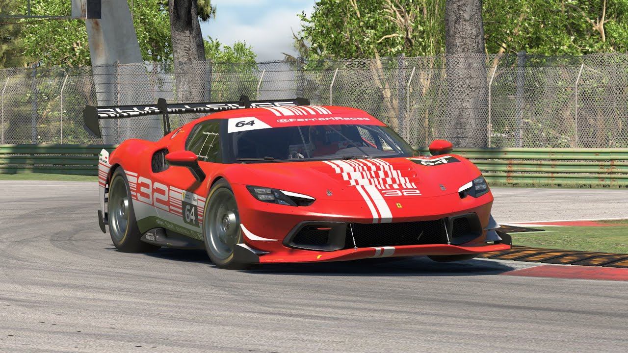 iRacing Ferrari 296 Challenge - Lap @ Imola 1:42.922