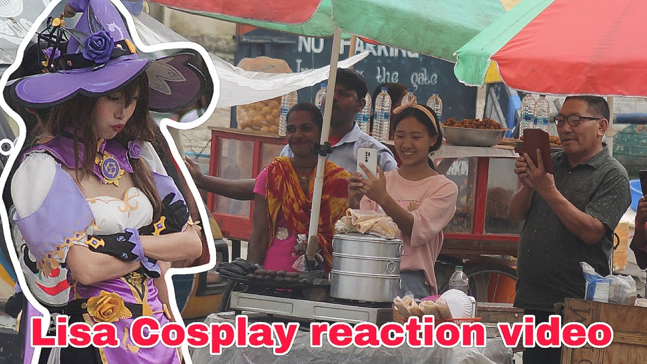 Lisa Cosplay approved by public #nagaland #kohima #cosplay #reaction