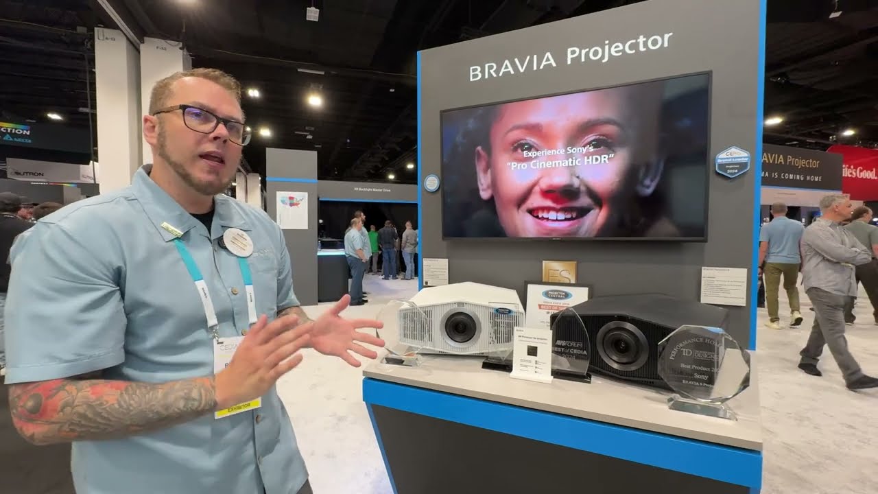 Sony's Amazing CEDIA 2024 Booth   Complete Tour with TV and Projector Demos
