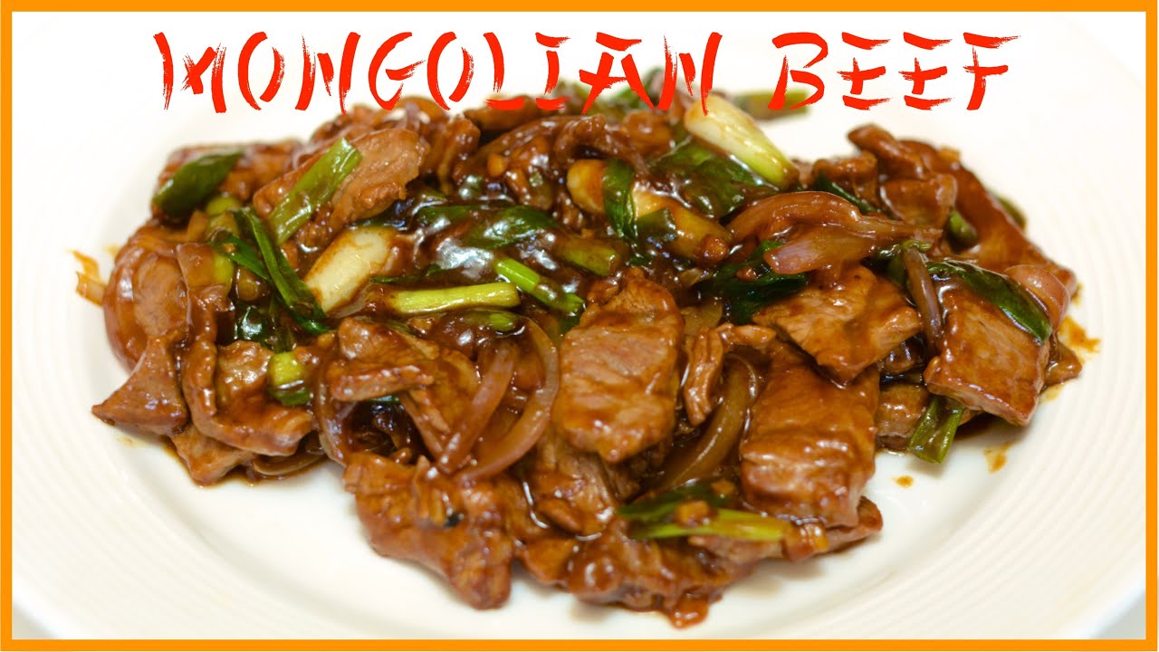 Stir Fried Mongolian Beef Recipe / English Closed Captions