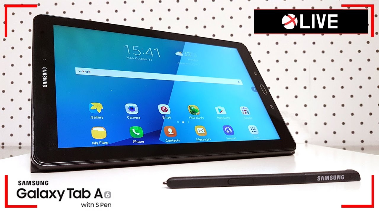 TechXcite Live : อวด Samsung Galaxy Tab A 10.1 With S Pen แท็บเล็ตร่างยักษ์พร้อมปากกา !