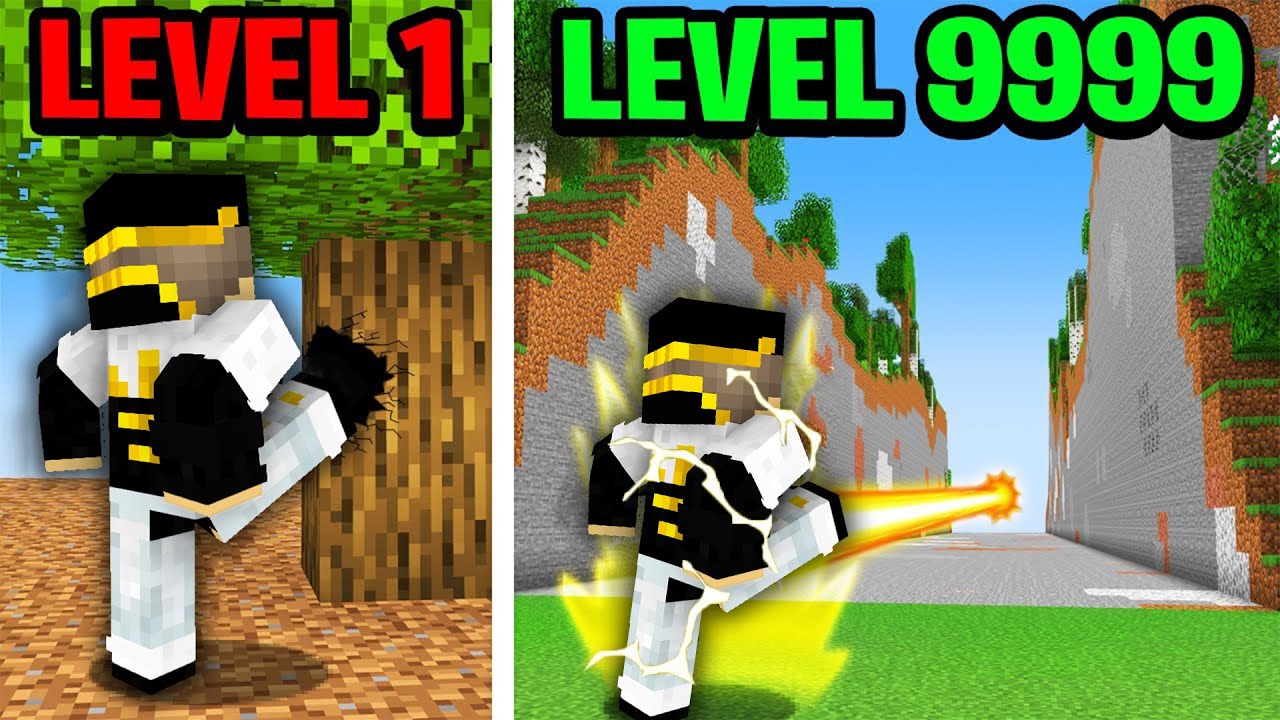 ماين كرافت ولكن قدمي تتحول ويصبح لدي قوي خارقة ( مستويات تحول القدم ) !!!🔥🔥