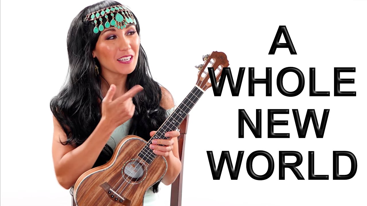 A Whole New World - Aladdin Easy Ukulele Tutorial with Play Along