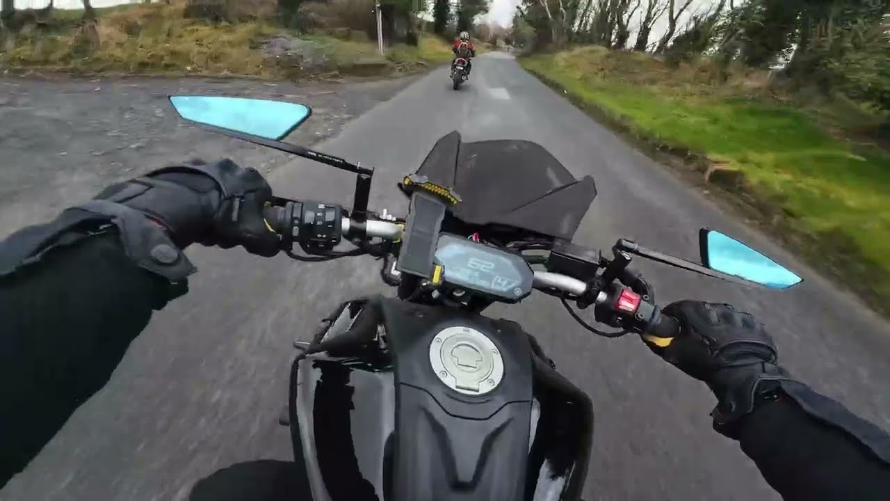 YAMAHA MT-07 AKRAPOVIC POV │ Wicklow Mountains Ireland 🇮🇪  [4K]