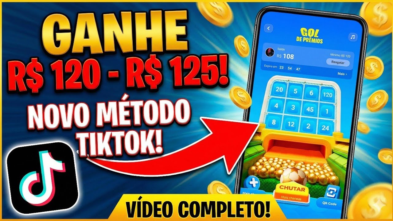 🆘CORRE! Como Ganhar de R$ 120 a R$ 125 no TikTok AGORA!🤑