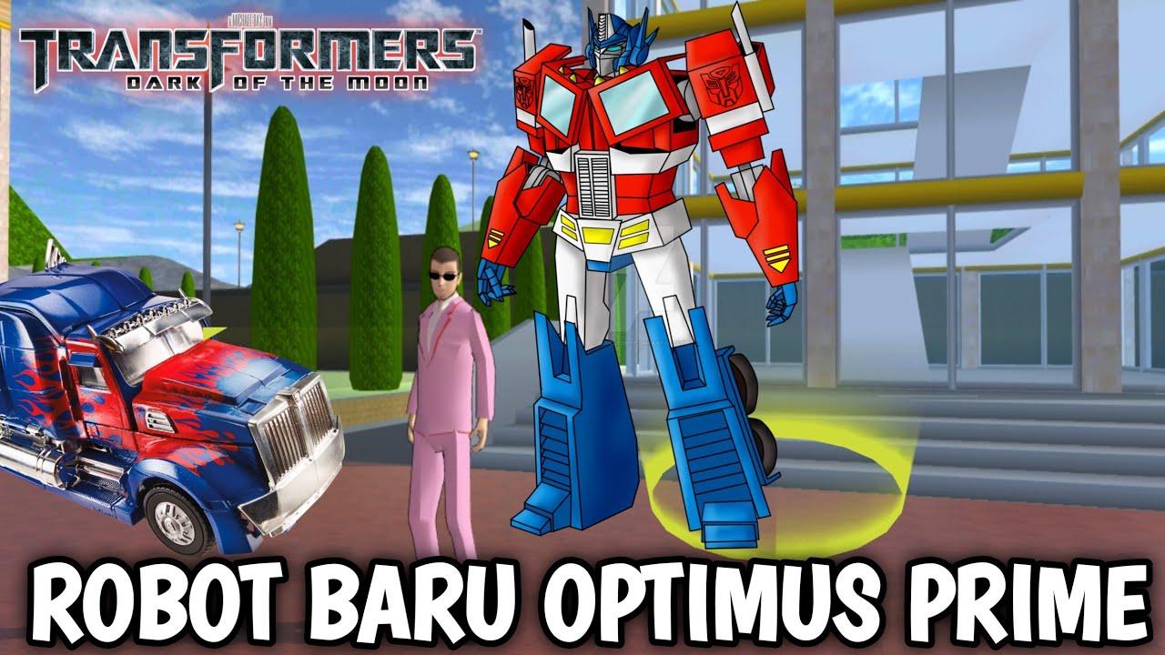 WOW‼️ KETEMU ROBOT BARU OPTIMUS PRIME DI SAKURA SCHOOL SIMULATOR
