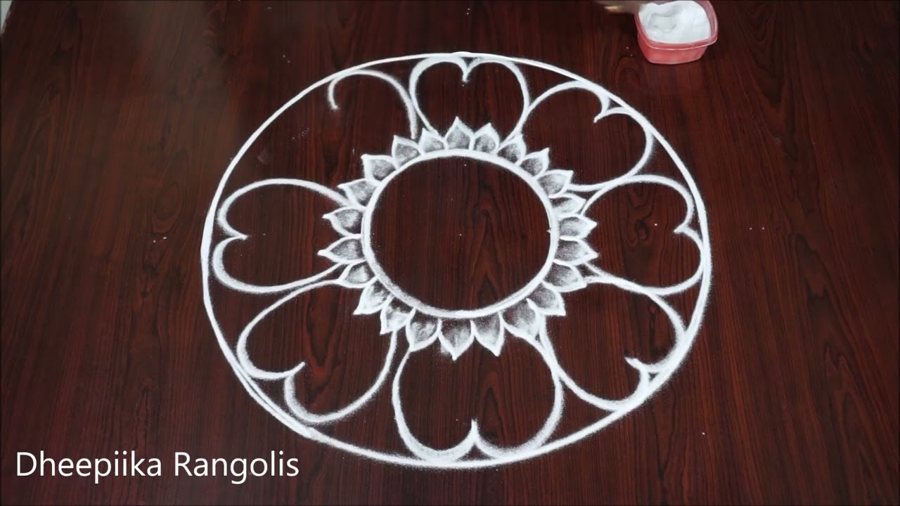 pongal special rangoli|bhogi kundala muggulu|bhogi kolams#sankranti muggulu#Rang  Rangoli
