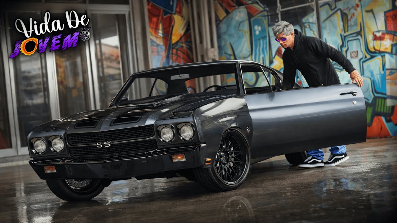 GTA 5: VIDA DE JOVEM - LEVEI MEU CARRO NA OFICINA PARA TROCAR AS RODAS!!! #04