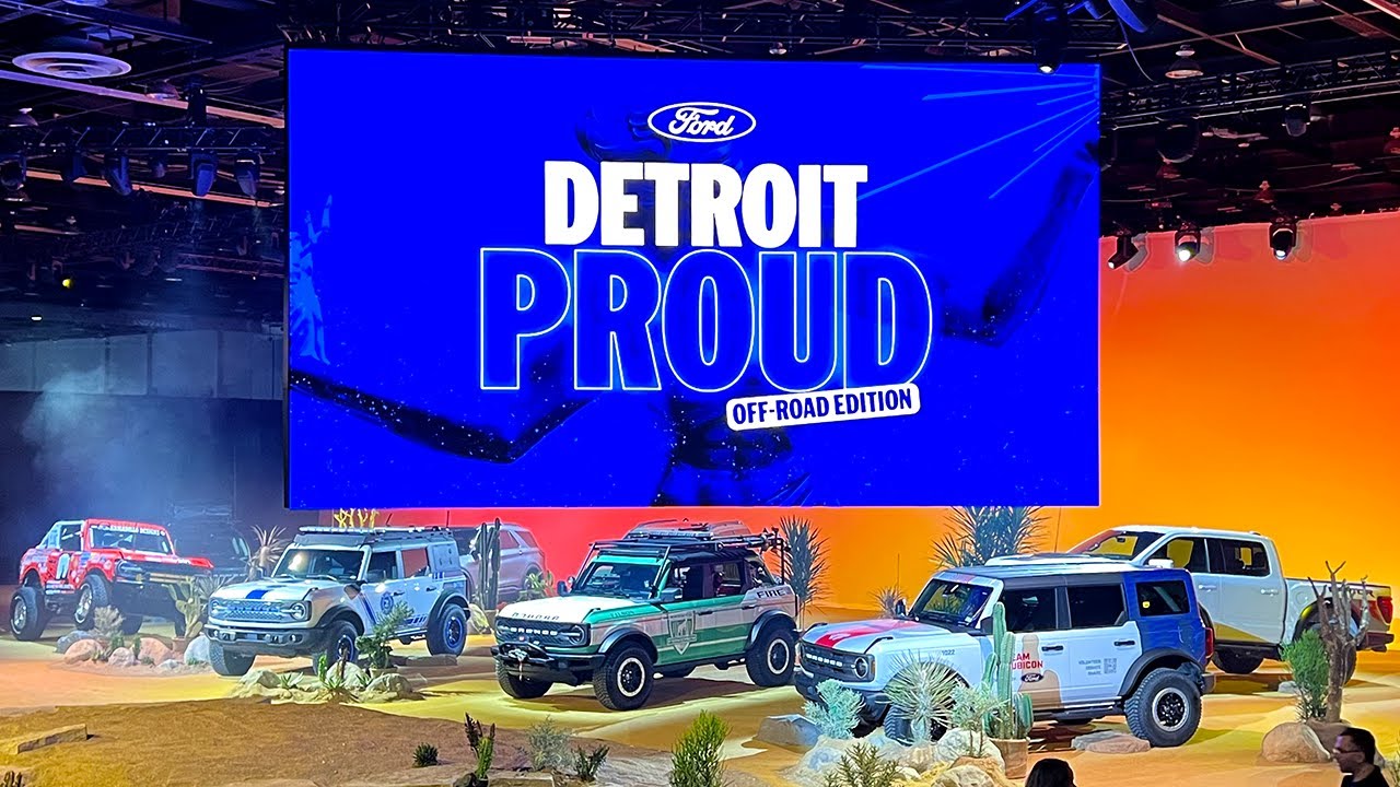 Ford Off Road Event At The 2026 Detroit Auto Show + Bronco RTR Unveiling!