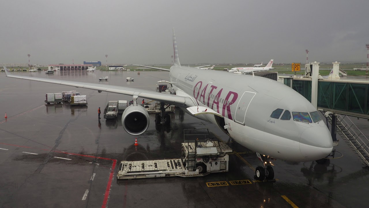 2018/03/23 Qatar Airways 1400 Announcement: Tunis - Doha